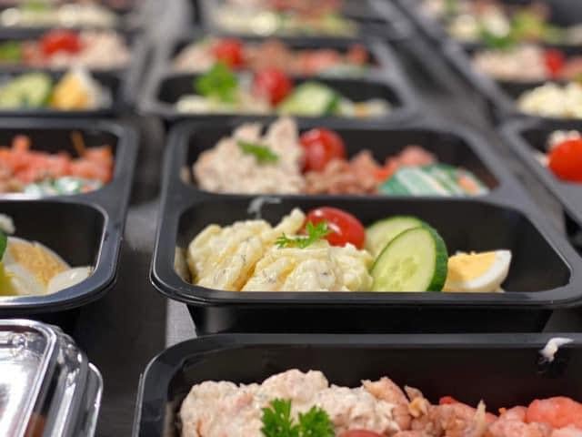 Barquettes de salades préparées